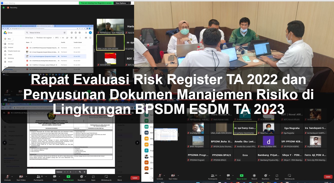You are currently viewing Rapat Evaluasi Risk Register TA 2022 dan Penyusunan Dokumen Manajemen Risiko TA 2023