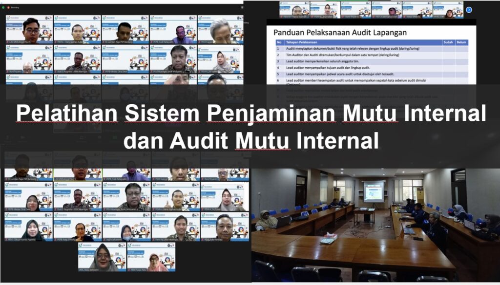 Pelatihan Sistem Penjaminan Mutu Internal Dan Audit Mutu Internal ...