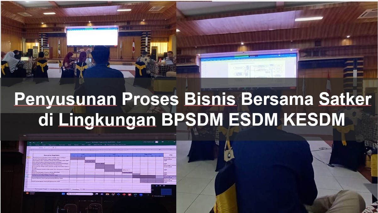 You are currently viewing Penyusunan Proses Bisnis Bersama Satker di Lingkungan BPSDM ESDM KESDM